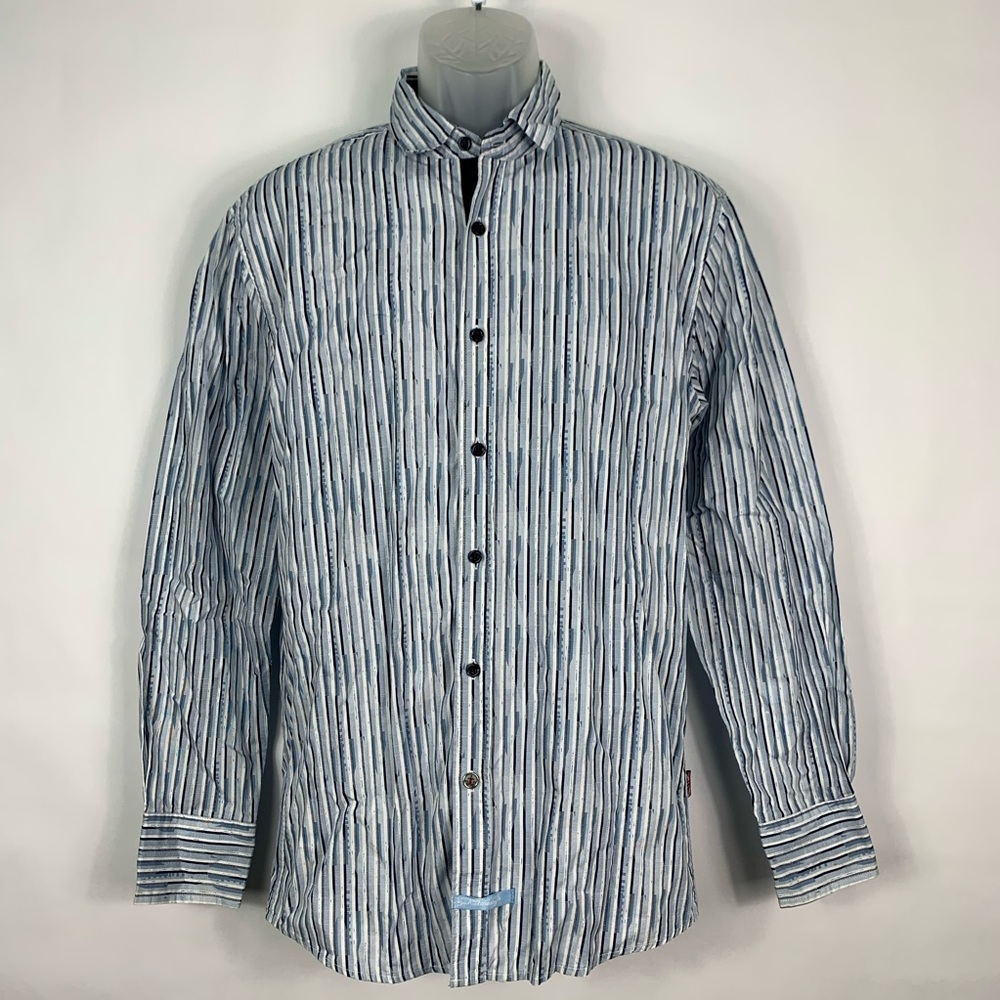 English Laundry Mens Blue Small Shirt